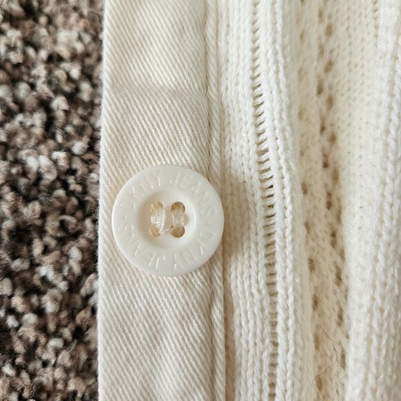 DKNY Lacy Knit Cardigan - Picture 4 of 11